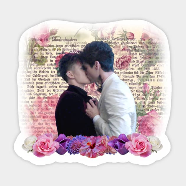 Malec Sticker by nathsmagic